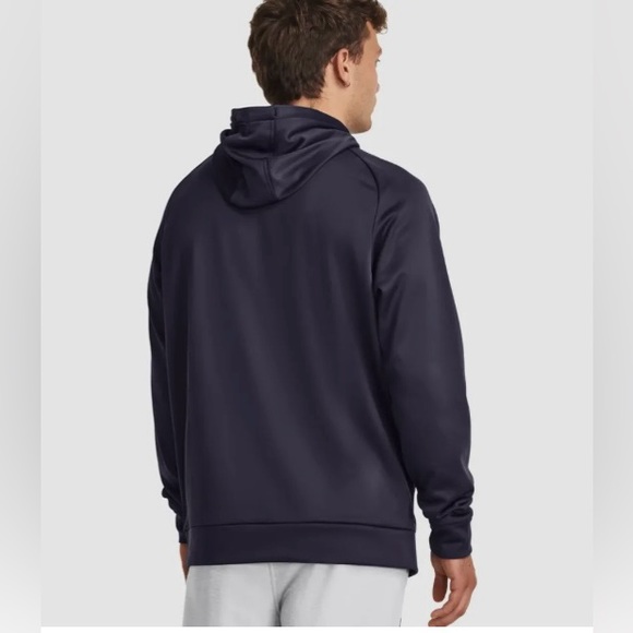 Under Armour Men's UA Fleece Big Logo Hoodie Sweatshirt Medium Blue - Picture 4 of 12